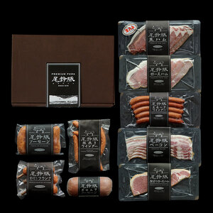 ハム・ソーセージ【PREMIUM PORK】尾鈴豚ハム・ソーセージ詰め合わせ 9種セット 【 数量限定 豚肉 ぶた 豚 宮崎県産 ウインナ― ハム 生ハム ソーセージ 加工品 】