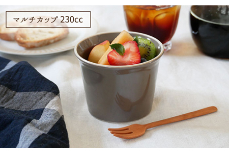 【美濃焼】食器5点セット Daily style グレー【EAST table】 [MBS033]