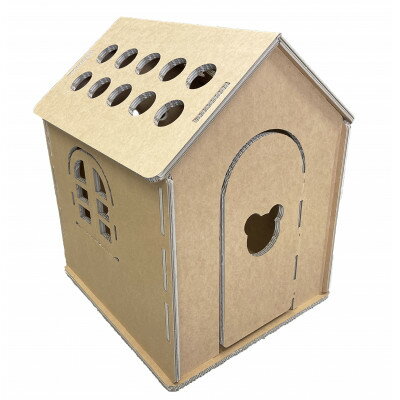 【ふるさと納税】3層強化ダンボールハウス【mini】_ ダンボールハウス 子供の家 遊具 段ボールハウス 段ボール ダンボール 強化ダンボール 3層 強化 おもちゃ 玩具 秘密基地 組み立て 工具不要 こども 子ども 子供 岡山県 津山市 ギフト プレゼント 送料無料 【1437527】
