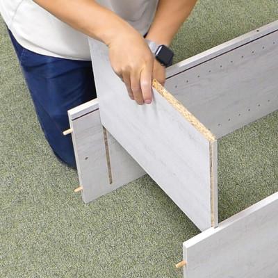 ふるさと納税 海南市 らくらく組立 文庫本棚W450ホワイト |  | 03