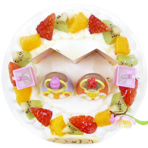 【日時指定必須】 卵 不使用 ひな祭り ケーキ 生クリーム 6号