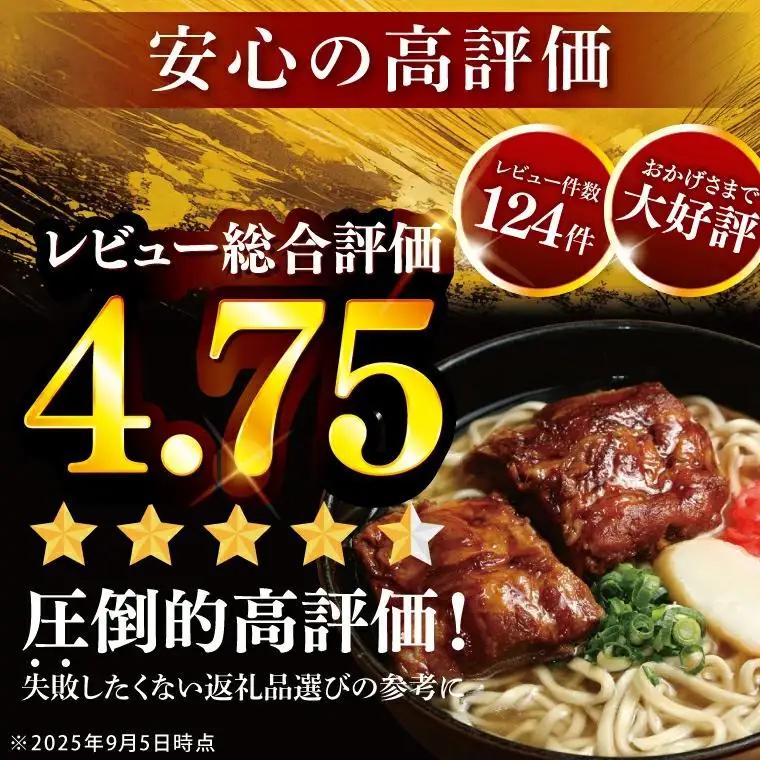 【全12回定期便】ソーキそば4食セット