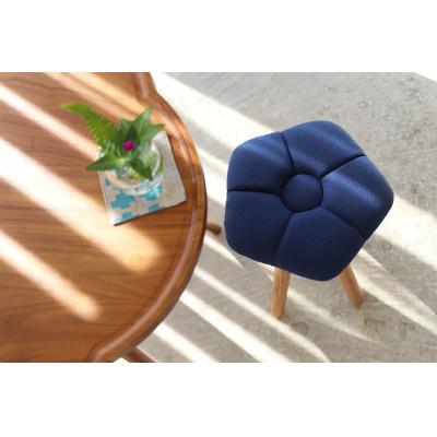 ふるさと納税 大川市 monaca stool:kikyo【ネイビー/栴檀/高さ30cm】 |  | 01