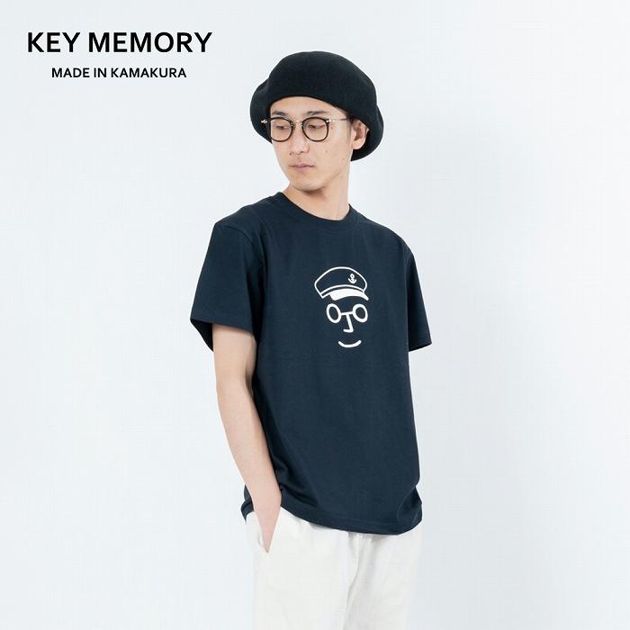 【ふるさと納税】《2》セーラー帽イラストTシャツ NAVY 【KEYMEMORY鎌倉】 | ふるさと 納税 楽天ふるさと 神奈川 ファッション ブランド 鎌倉 服 洋服 レディース メンズ 女性 男性 ナチュラル シンプル 可愛い かわいい おしゃれ 有名 人気 おすすめ