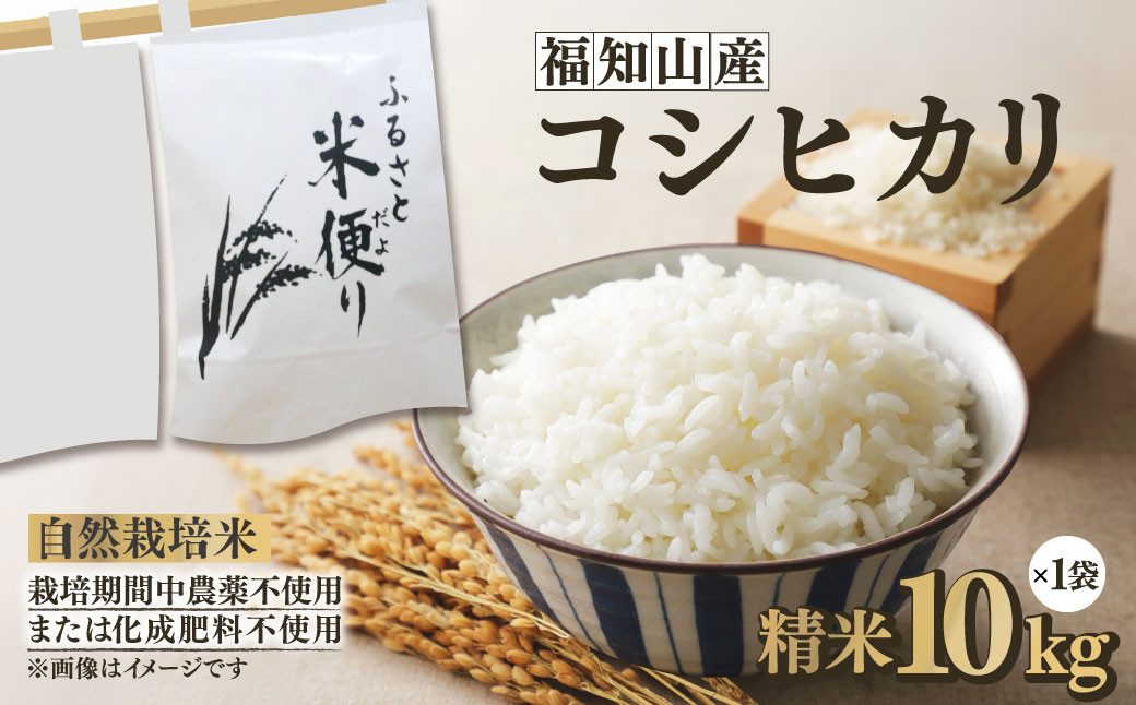 
            福知山産コシヒカリ　精米10㎏（10㎏×1袋）/  コシヒカリ 令和6年度産 10kg 白米 単一原料米 京都 京都府 福知山 FCES001
          