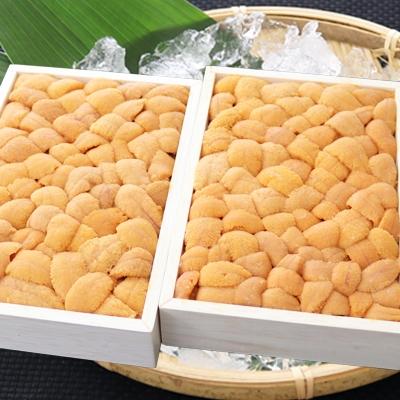 ふるさと納税 根室市 <計300g>エゾバフンウニバラ詰め150g×2折[5月中旬以降発送] B-53006