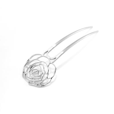 ふるさと納税 静岡市 【地元職人の逸品】四季の花言葉とともに想いを贈る　かんざし「山茶花」 |  | 01