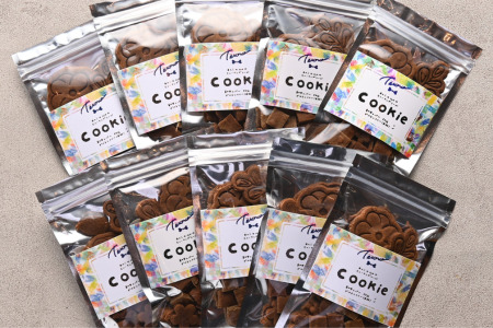 【Tesoro】わんこ用／和牛レバー米粉のクッキー　10袋入り（お肉屋さんが作る犬ご飯）