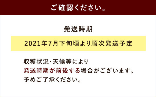 ご確認内容 発送時期について 