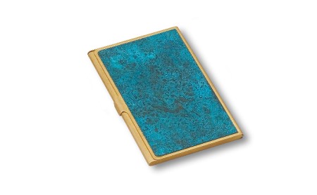 momentum factory Orii 名刺入れ（オリイブルー）高岡銅器 おしゃれ ギフト プレゼント 贈り物 モメンタムファクトリー 富山 日本製 メンズ レディース 民芸品 工芸品 ファッション ファッション小物  FAD-0084