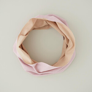 てぬぐい Oo[ワオ] 　Pink × Beige　 ＜Sサイズ＞