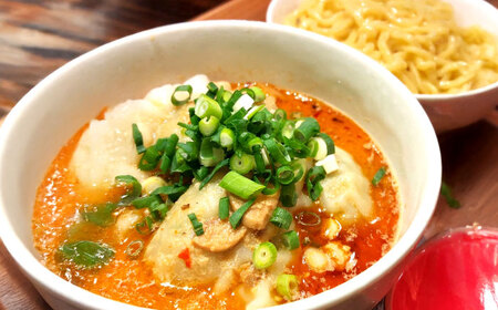 坦々水餃子＋つけ麺セット【4人前】餃子 ぎょうざ つけ麺 【餃子屋ヒロ】[BDAS016-1]