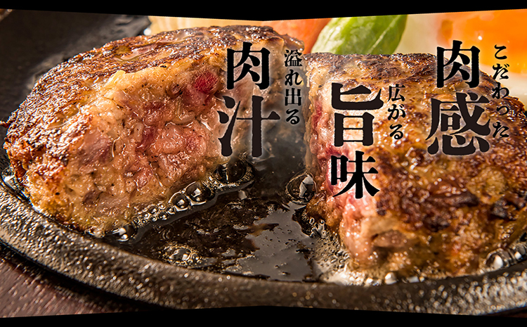 知多牛100％手作りハンバーグ　120g×6個入り