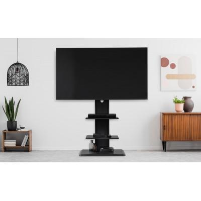 ふるさと納税 大河原町 スタンドテレビ台ブラックオーク ハイタイプ  アイリスオーヤマ65型65インチ[53752822] |  | 02