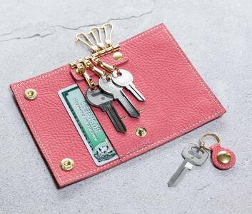 maf pinto (マフ ピント) キーケース ピンク ADRIA LINE レザー 本革 日本製