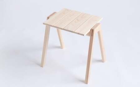【ミツロウワックス仕上げ】MINAZUKI STOOL (スタッキングスツール) ヒノキ (3脚) ／ 家具 インテリア スツール スタッキング セット 檜 長崎県 長崎市