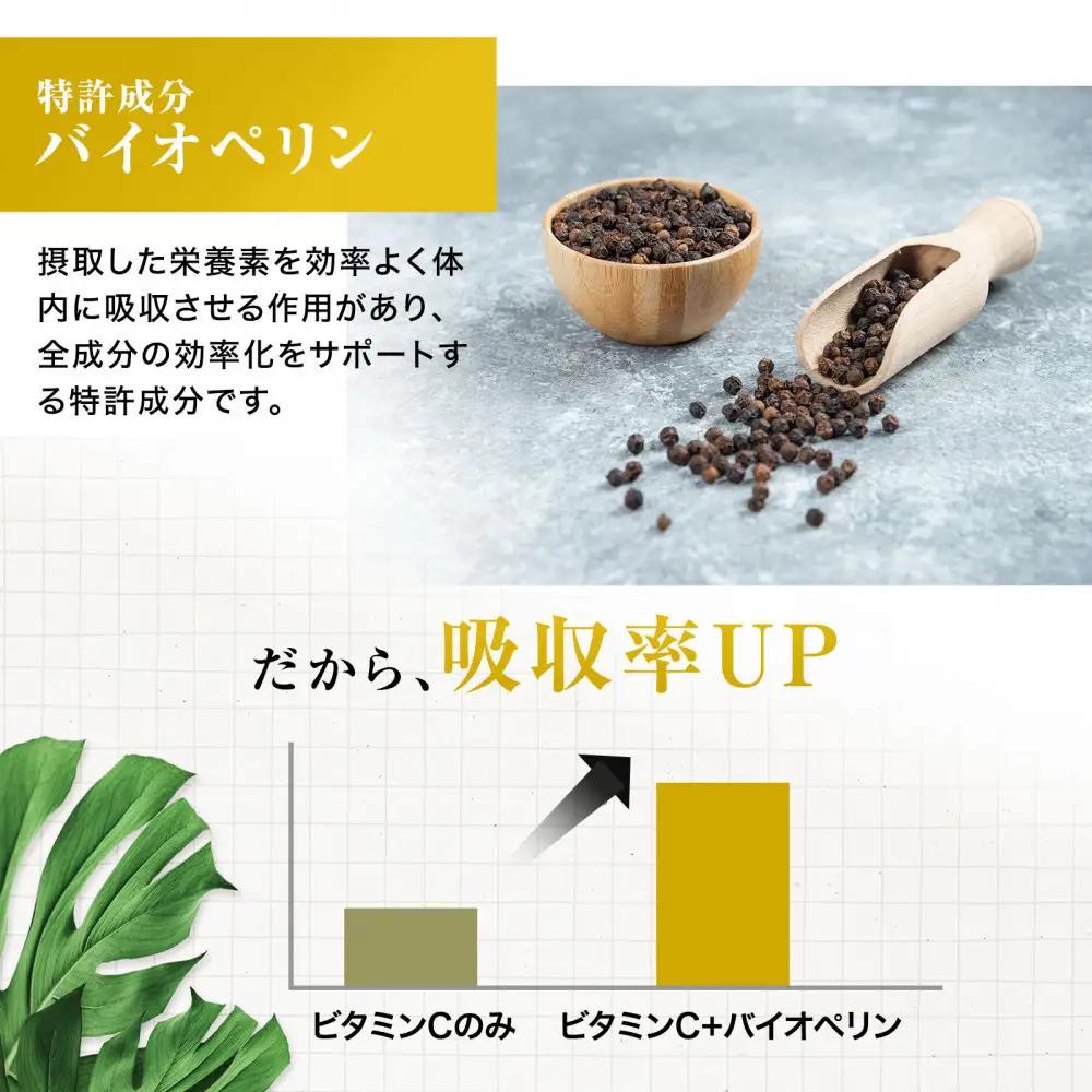 ハルクファクター  高濃度 リポソームビタミンC サプリ 120粒 3000mg配合 抗酸化マルチサプリメント 持続型 タイムリリース ビタミンC 医師監修 日本製