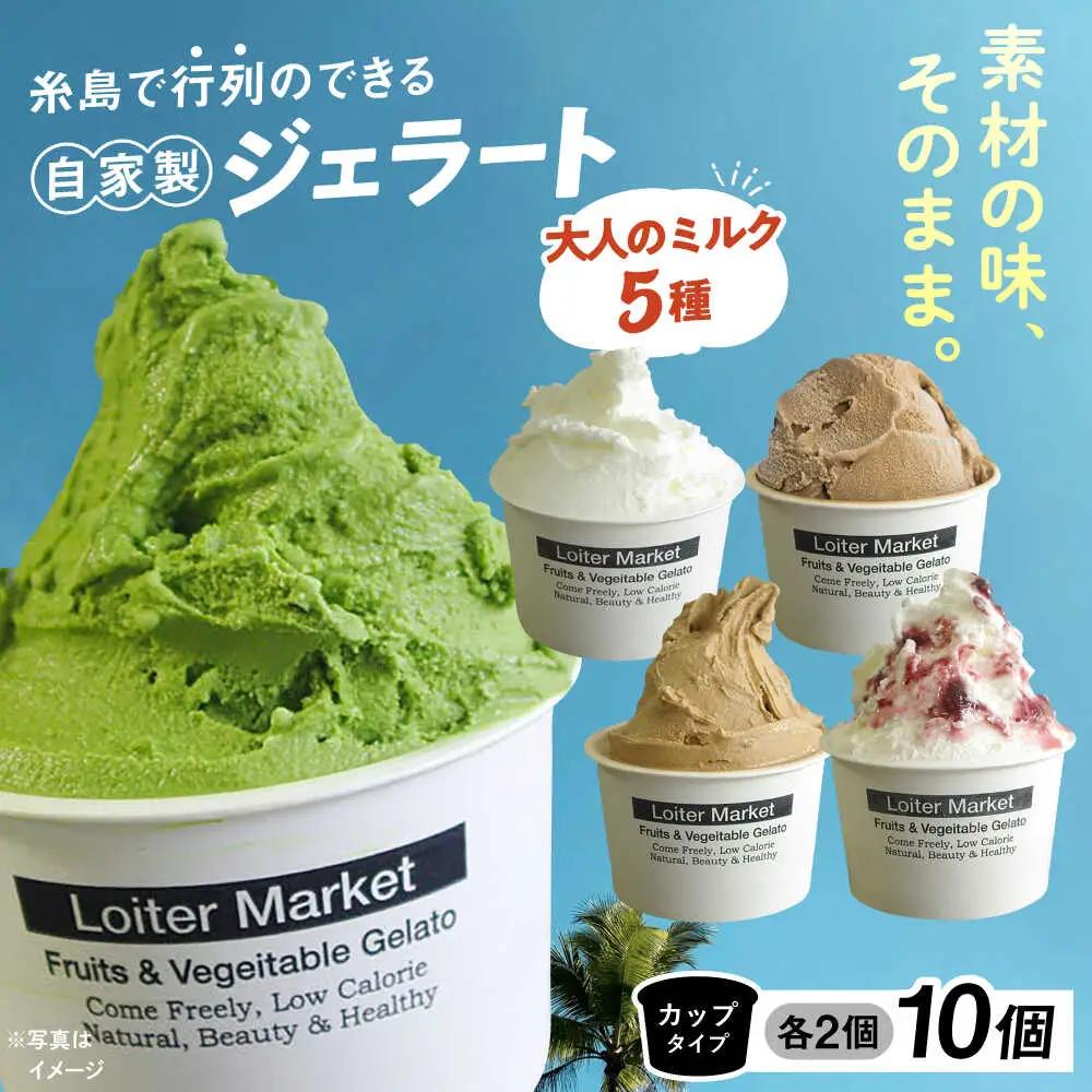ジェラート 大人味 5種 10個 詰め合わせ アイス ジェラート [AGD002]