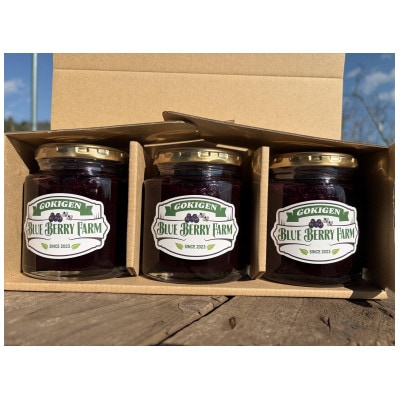 ごきげんブルーベリージャム3個セット