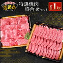 【ふるさと納税】宮崎和牛『齋藤牛』特選焼肉盛合せセット 合計1kg