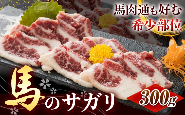 馬のサガリ 300g 桜屋《30日以内に出荷予定(土日祝除く)》 熊本県 南阿蘇村 送料無料 馬刺し 馬肉 肉 サガリ---sms_fsksgr_30d_r7_14500_300g---