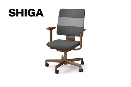 オフィスチェア イトーキ SHIGA シガ 【チェストナットブラウン×ツートーンWC】 【EI185W】 オフィス チェア 日本製