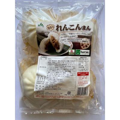 ふるさと納税 行方市 【茨城県産銘柄豚ローズポーク使用】「ニラ餃子」&「れんこんまん」セット |  | 03