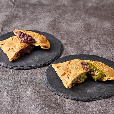 ふるさと納税 野々市市 冷凍たい焼き能登産大納言あずきと宇治金時 計4個 |  | 01