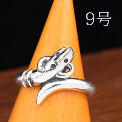 ふるさと納税 市川三郷町 【縄文アクセサリーDo_goods】SILVER925 踊る埴輪リング 9号 700-075-09