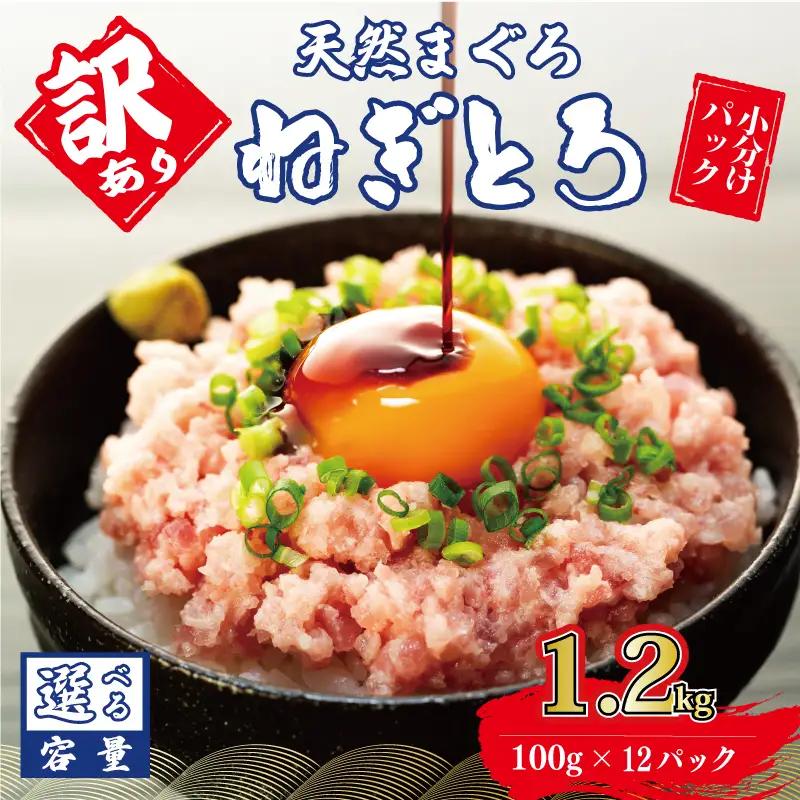 【ネギトロ】ねぎとろ 1.2kg ( 100g ×12パック ) 