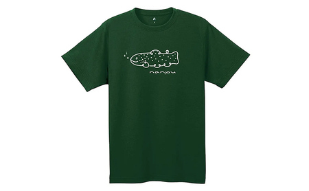 nanpu イトウ Tシャツ XL サイズ カーキーグリーン 北海道 南富良野町 限定デザイン オリジナル