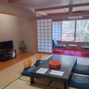 山梨県南部町秘湯「奥山温泉」宿泊券(1泊2食付き)2名様　6畳【1619598】