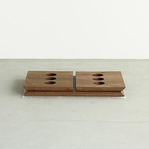 フンバリテーブル　600　琥珀色　60×40×29.5　WAプラス　大川市