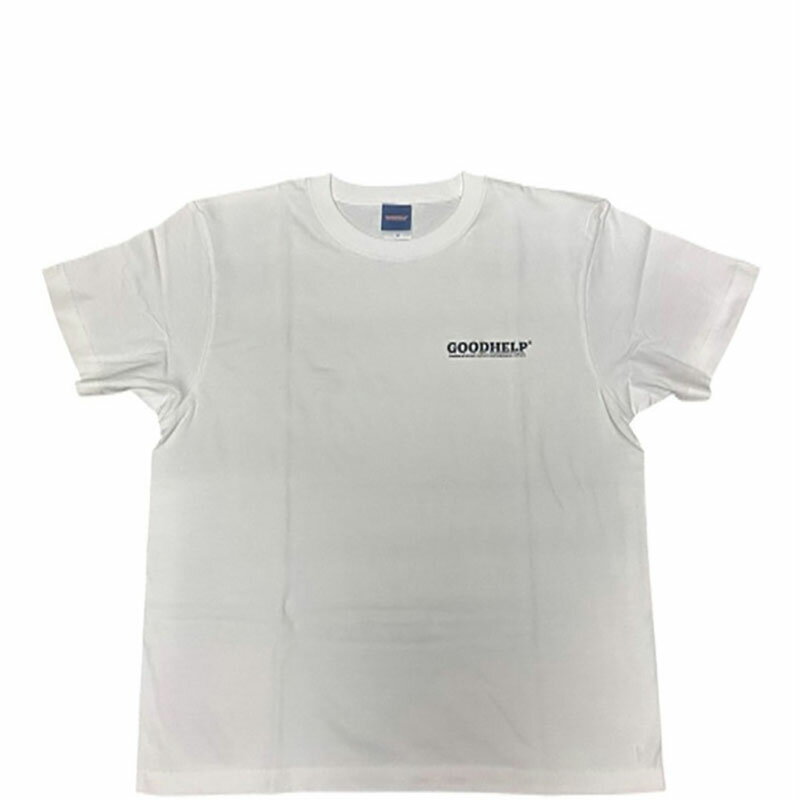 【ふるさと納税】シャツ GOODHELP　Basic　Logo　T-shirt Tシャツ ロンT 白無地 寒川町