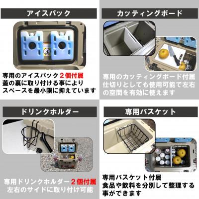 ふるさと納税 恵那市 「アーミーグリーン」ROS FIELD クーラーボックス ハード 18.9L  キャンプや災害時に |  | 03