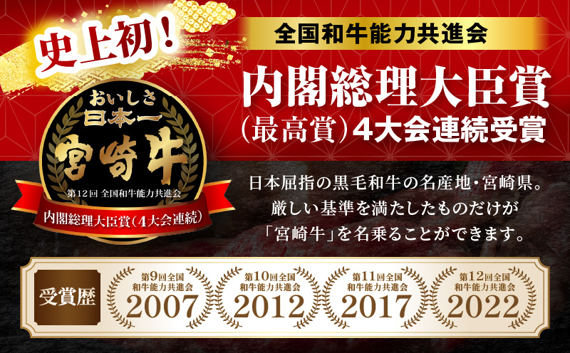 【新鮮チルド】宮崎牛特選 肩ロース焼肉 合計300g（1パック）