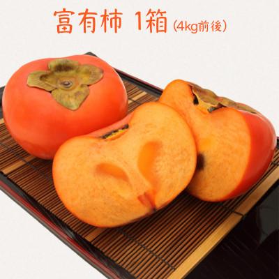 ふるさと納税 北栄町 プレミアム富有柿1箱(4kg前後)