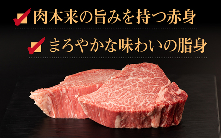 長崎和牛 ヒレ 150g×3枚 / 牛肉 肉 牛 和牛 国産牛 ステーキ フィレ 3人前 【合同会社　肉のマルシン】[RCI049]