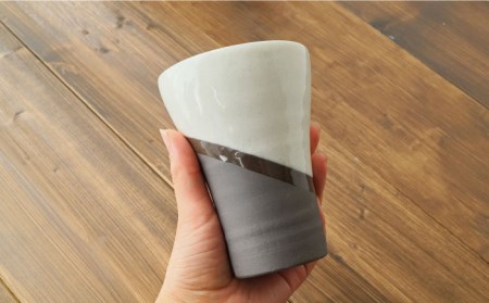 【美濃焼】ペア フリーカップ 羅紫のふで 「感謝」 多治見市/アペックスハート 食器 うつわ コップ コーヒー ティー  タンブラー お揃い カップル 箱付き ギフト プレゼント 贈答 贈り物 送料無