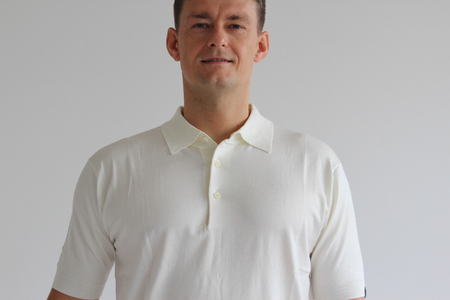 究極の贅沢シルク100％洗えるメンズ半袖ポロニットウェア ホワイトLサイズ メンズ 有限会社アスリート