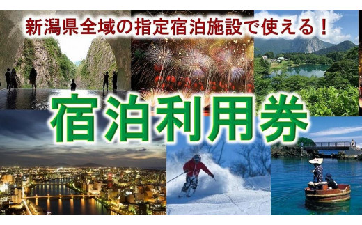 
【宿泊利用券】新潟県内の指定宿泊施設で使える！ （9枚）9,000円分
