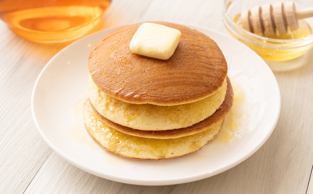 北海道蘭越産 米粉パンケーキ （2個入り） グルテンフリー 約225g×2個 （計約450g）