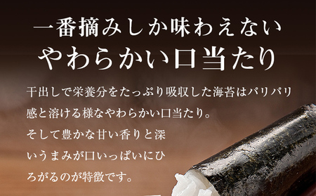 有明海産一番摘み　大丸ボトル味海苔　8切80枚　8本セット