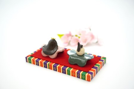 花型おひなさま(陶器製)