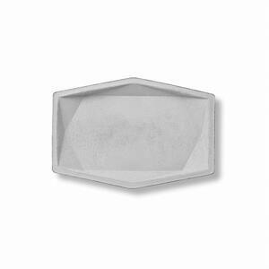 colm多角形レザートレイLサイズ　グレー　独自立体成型製法
