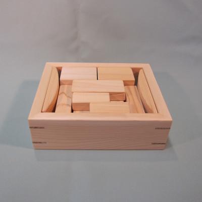 ふるさと納税 恵那市 桧(ヒノキ)の積み木セット