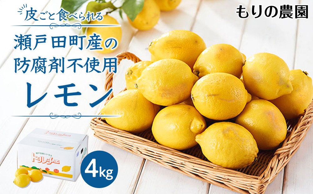 
            【レモン島から贈る】安心の国産レモン4kg 2026年1月15日より順次発送【瀬戸田 瀬戸田レモン 産地直送 フルーツ 檸檬 ノーワックス 防腐剤 防かび剤不使用】
          