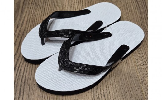 アート島ぞうり＜黒＞