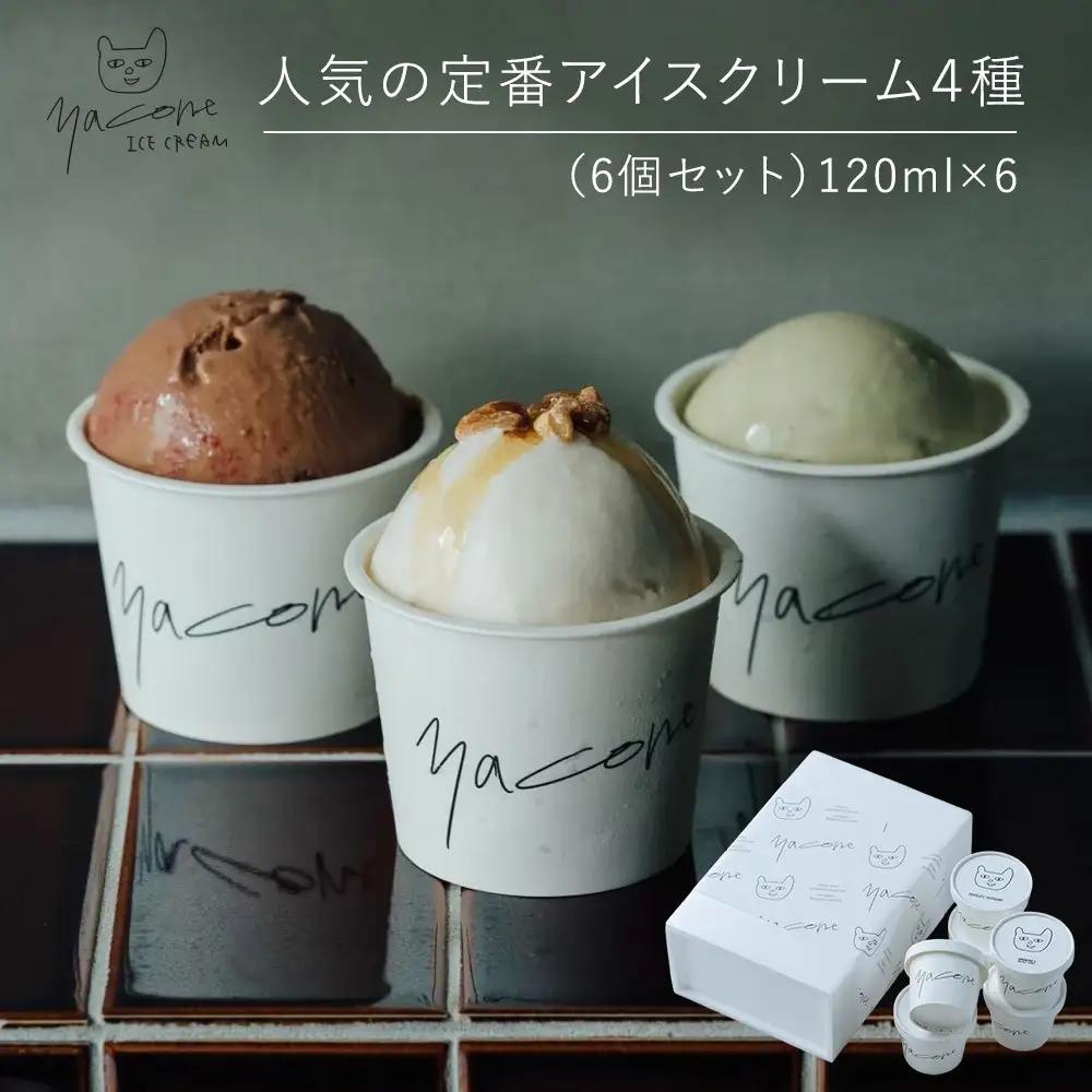 人気の定番アイスクリーム4種（6個セット）