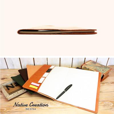 ふるさと納税 大和郡山市 Native Creation A4 ノートカバー NC3754 OLIVE 栃木レザー |  | 02